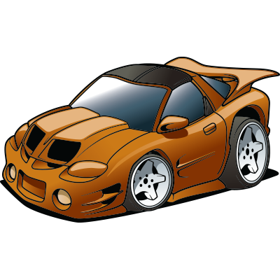 orange 2000s trans am